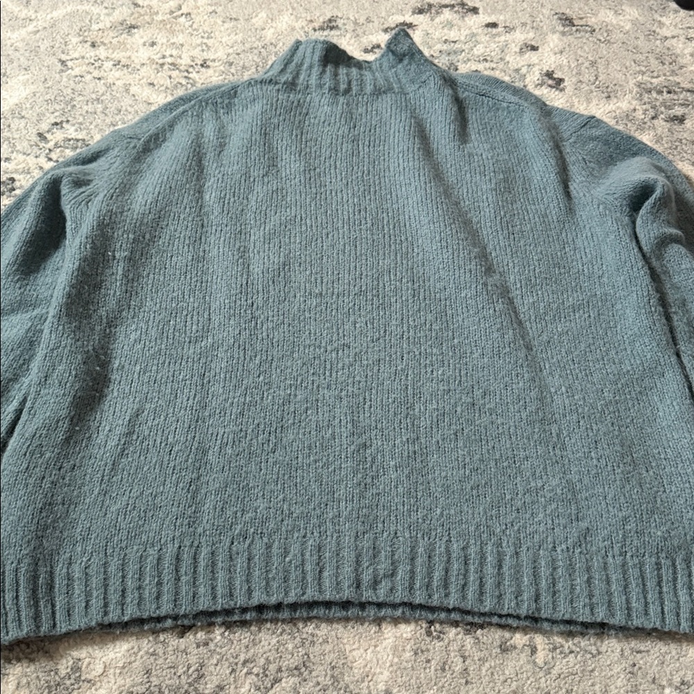 Jenni Kayne Mock Neck Alpaca and Wool Blend Sweater - Picture 10 of 11